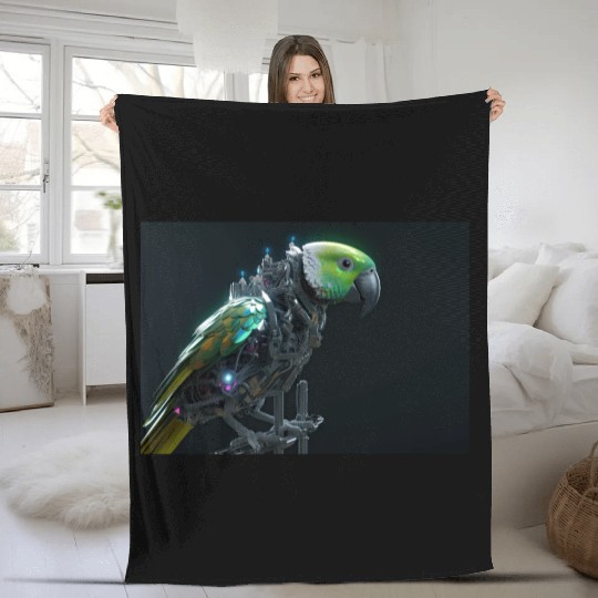 Digital Paradise Fleece Blankets