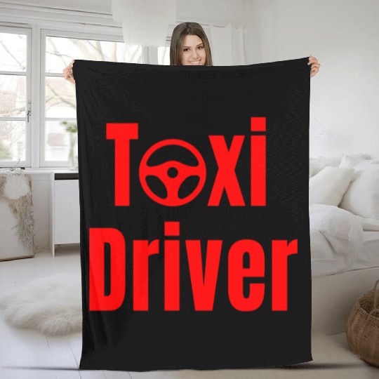 Taxi Driver Fleece Blankets