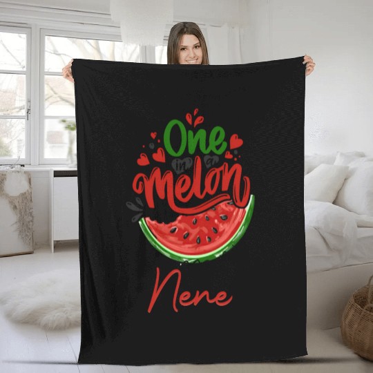 One In A Melon Nene Fleece Blankets