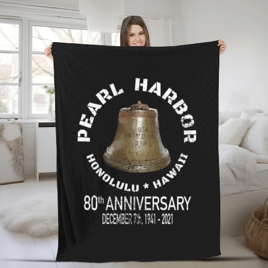 Pearl Harbor Ww2 80Th Anniversary Fleece Blankets