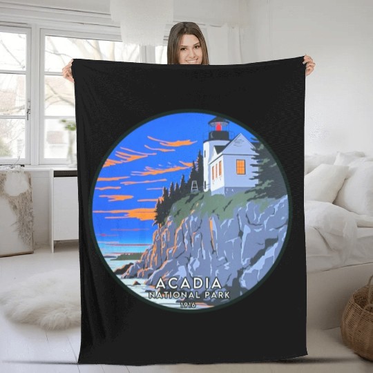 Acadia National Park Fleece Blankets