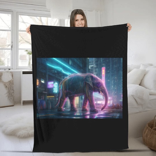 Metallic Marvel Fleece Blankets