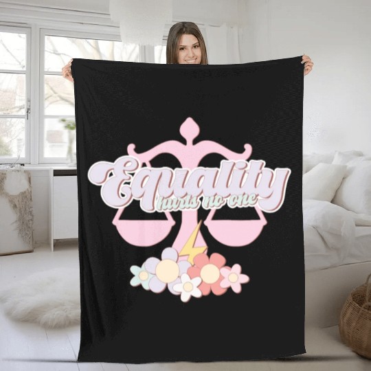 Equality Hurts No One, LGBT Pride Month Fleece Blankets
