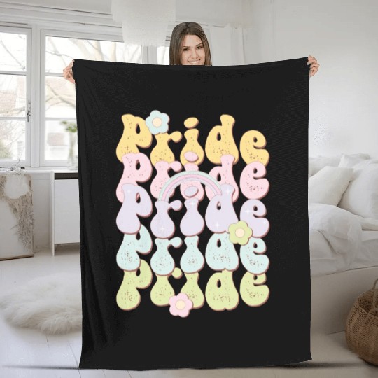 Pride Rainbow, LGBT Pride Month Fleece Blankets