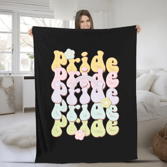 Pride Rainbow, LGBT Pride Month Fleece Blankets