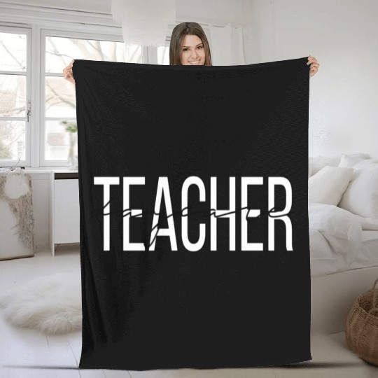 Daycare Teacher Early Childhood Teacher cial Educa Fleece Blankets