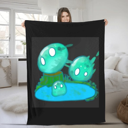 Swamp Slime Fleece Blankets