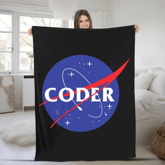 Coder Computer Science Programmer Software Fleece Blankets
