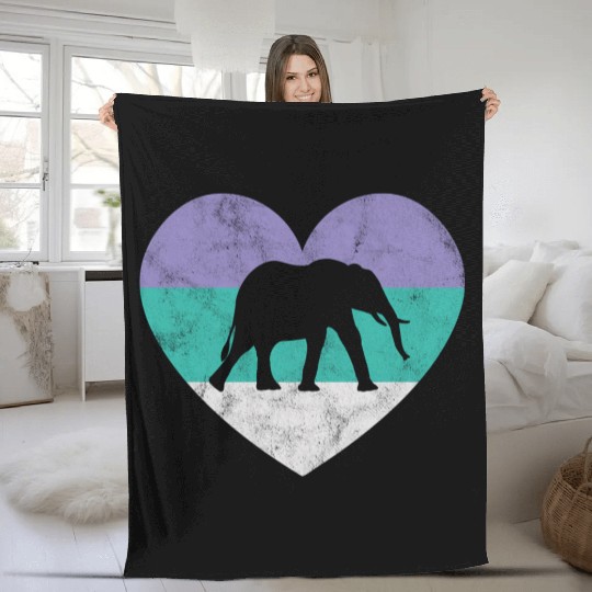 Elephant For Fleece Blankets