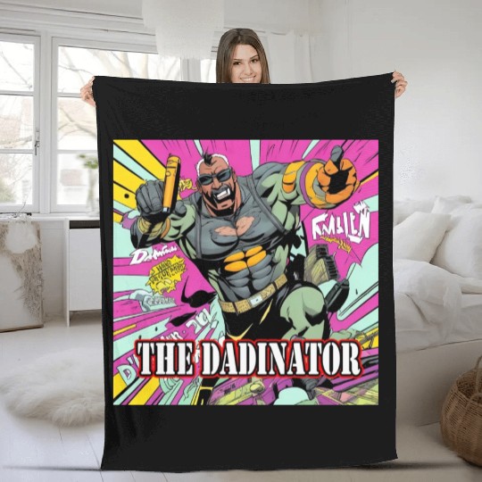 The Dadinator Fleece Blankets