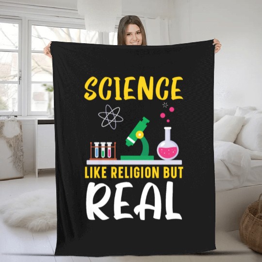 Atheism Anti-Religion Agnostic Freethinker Atheist Fleece Blankets