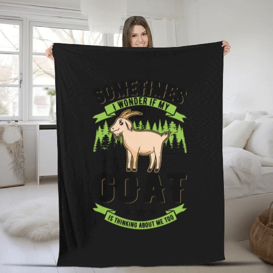 Goat Gift Host Fleece Blankets