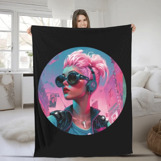 Punk Fleece Blankets