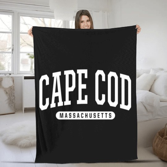 Cape Cod College Style Mass Usa Fleece Blankets