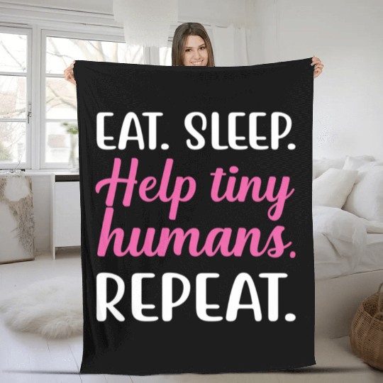 Occupational Therapy Pediatric Ot Ota Eat Sleep Fleece Blankets