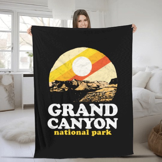 Grand Canyon Eighties Fleece Blankets