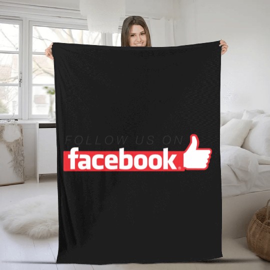 Facebook friends Fleece Blankets