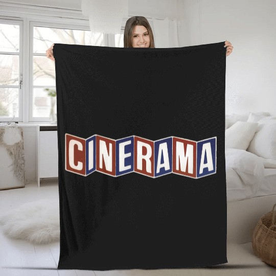 Cinerama Movie Theatre Los Angeles Fleece Blankets