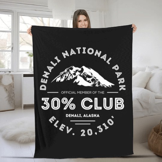 Denali 30 Club Alaa National Park Fleece Blankets