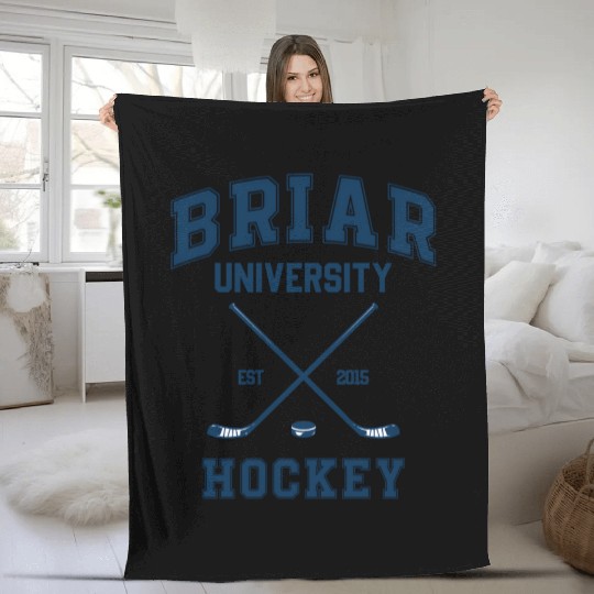 Briar U Hockey Off Campus Graham 44 Two Side Fleece Blankets
