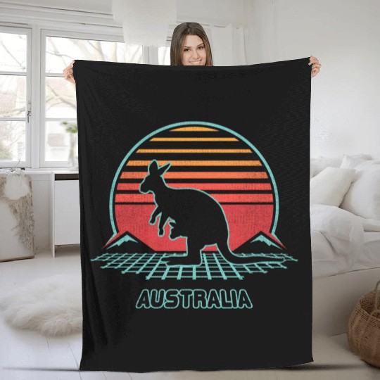 Australia 80S Style Fleece Blankets