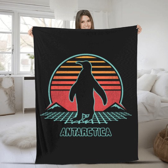 Antarctica 80S Style Fleece Blankets