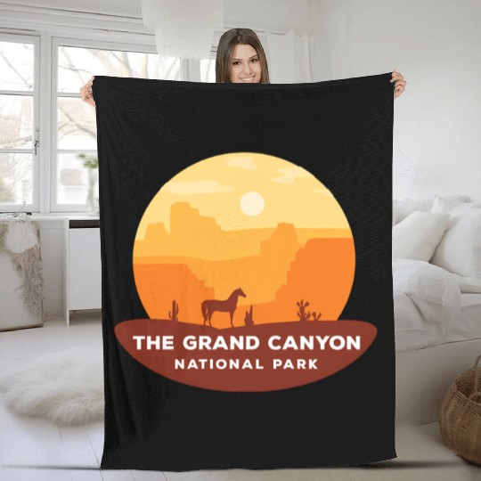 Grand Canyon National Park Arizonna - Fleece Blankets