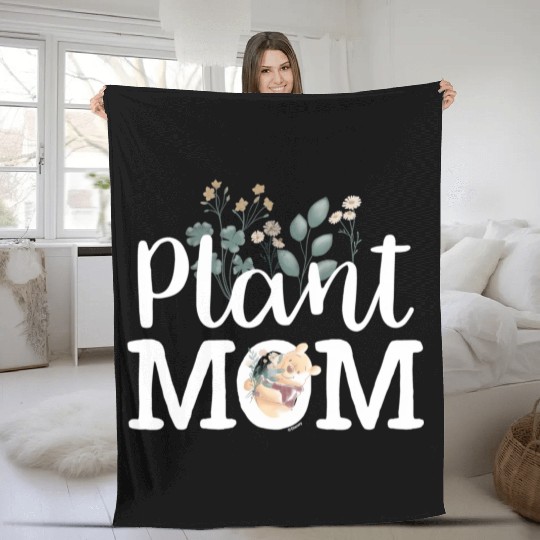 Plant Mom Fleece Blankets