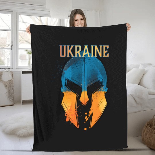 Support Ukraine Fleece Blankets