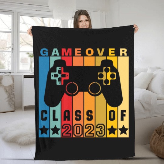 Game Over Class Of 2023 Fleece Blankets