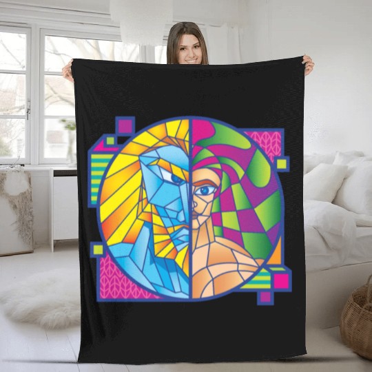 Zeus Son Fleece Blankets