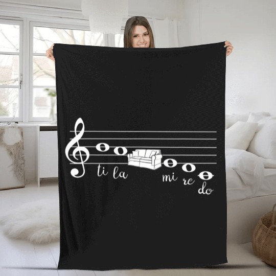 Funny Music Orchestra Choir Fleece Blankets