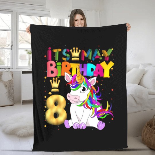 Uorn Party Animal 8Th Uorn Fleece Blankets