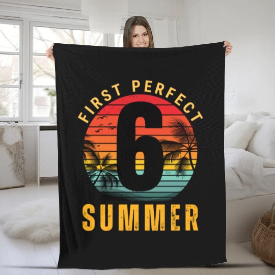 First perfect summer v1 Fleece Blankets