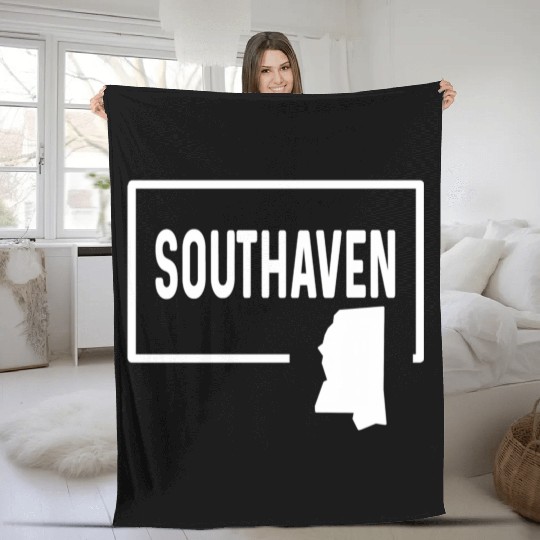 Southaven Mississippi Ms Home Hometown Vacation Fleece Blankets