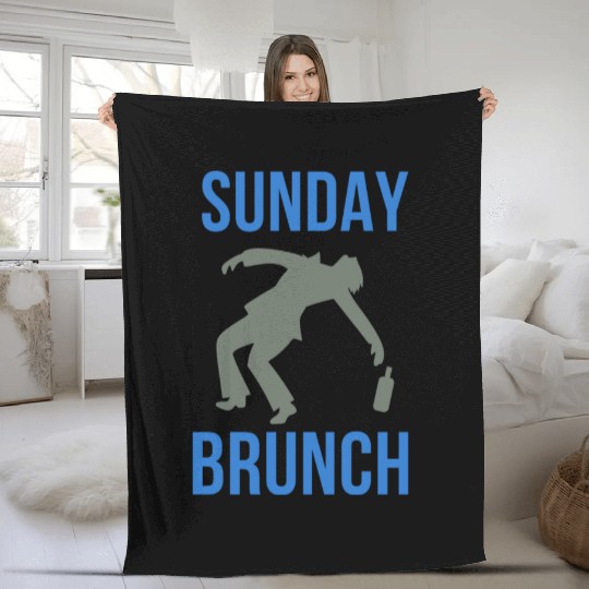 Sunday Brunch 4 Fleece Blankets