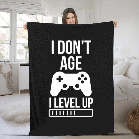 I Don t Age Fleece Blankets
