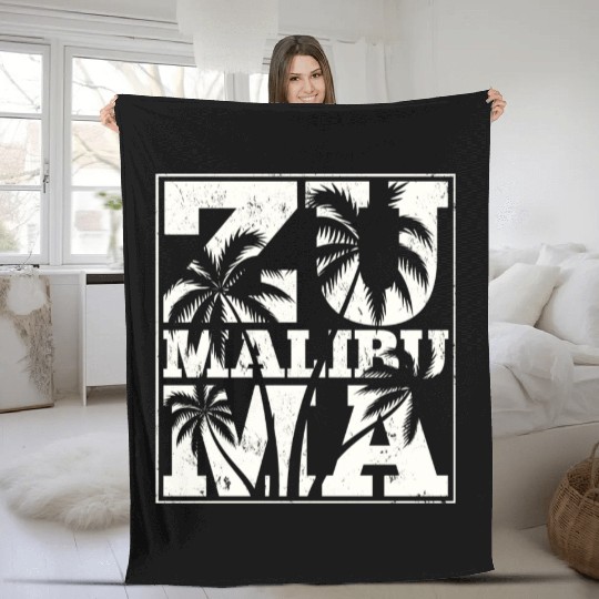 Malibu Us Resorts Designs Fleece Blankets