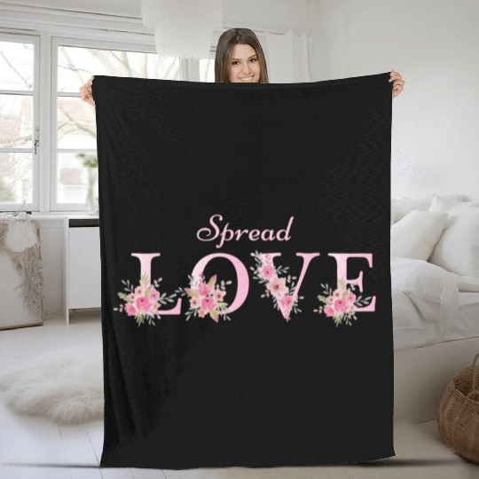 Spread Love Fleece Blankets