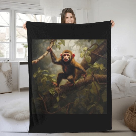 Monkey Fleece Blankets