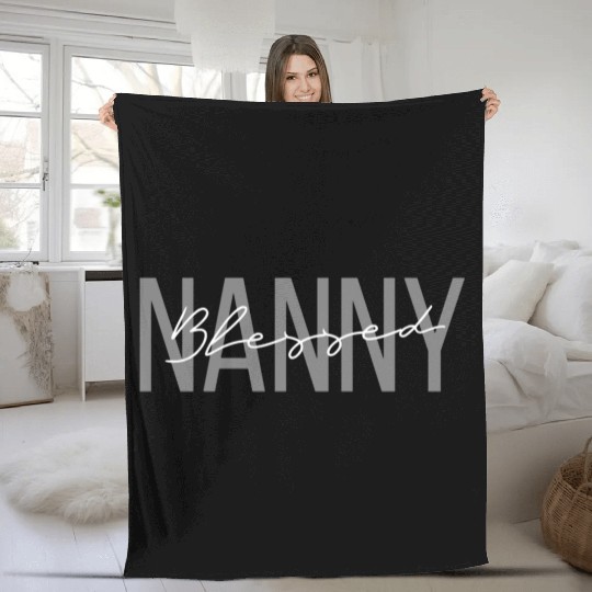 Blessed Nanny Mother'S Day Fleece Blankets