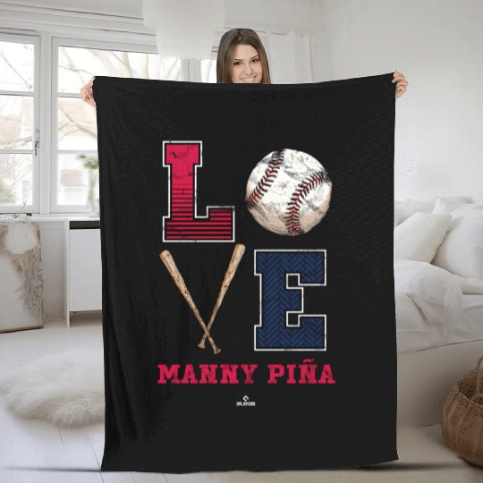 Love Ny A Ny A Atlanta Mlbpa Fleece Blankets