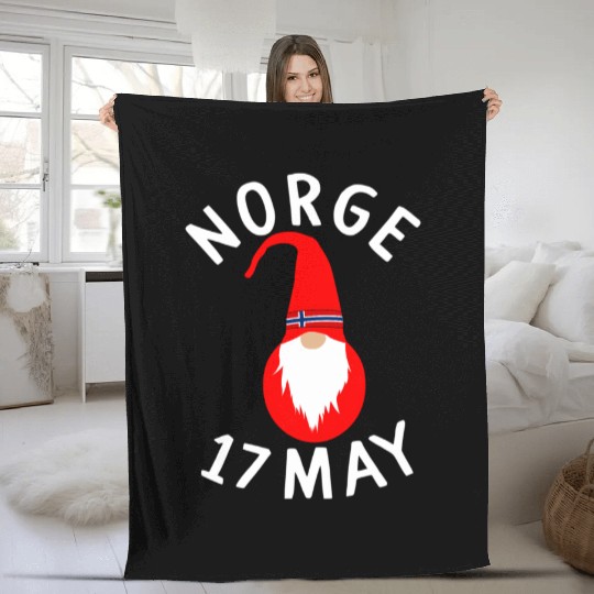 Syttende Mai 17Th May Norway Norwegian Fleece Blankets