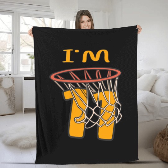 I'M 11 Baetball Py Celebration Fleece Blankets