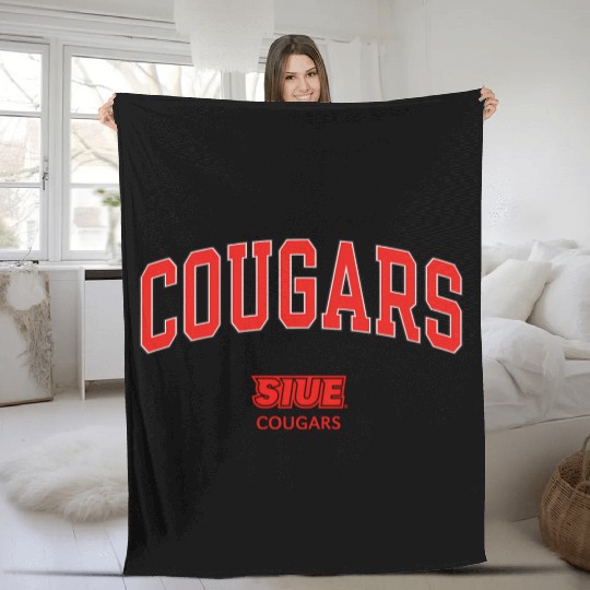 Southern Illinois Edwardsville Cougars Arch Fleece Blankets