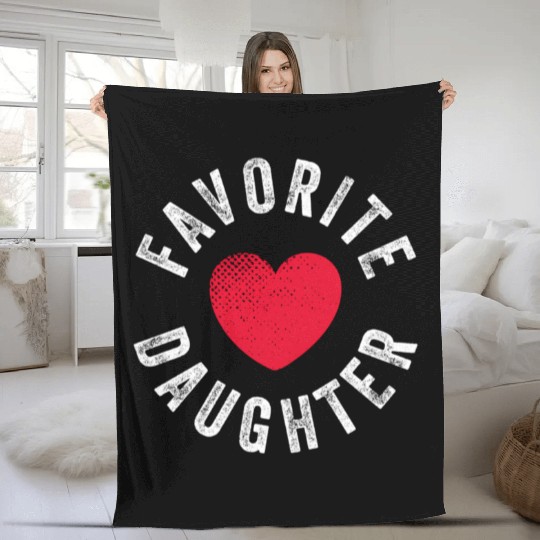 Favorite Daughter For Family Reunion Fleece Blankets