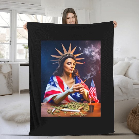Mary Jane Liberty Fleece Blankets
