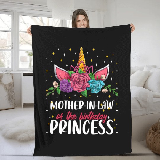 Mother-In-Law Of The Princess Uorn Fleece Blankets