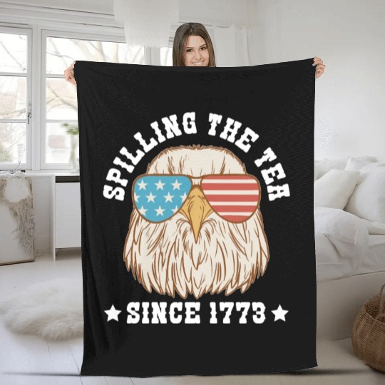 Spilling the Tea Since 1773 Fleece Blankets
