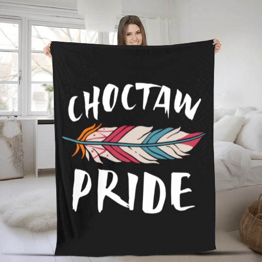 Choctaw Pride Native American Fleece Blankets